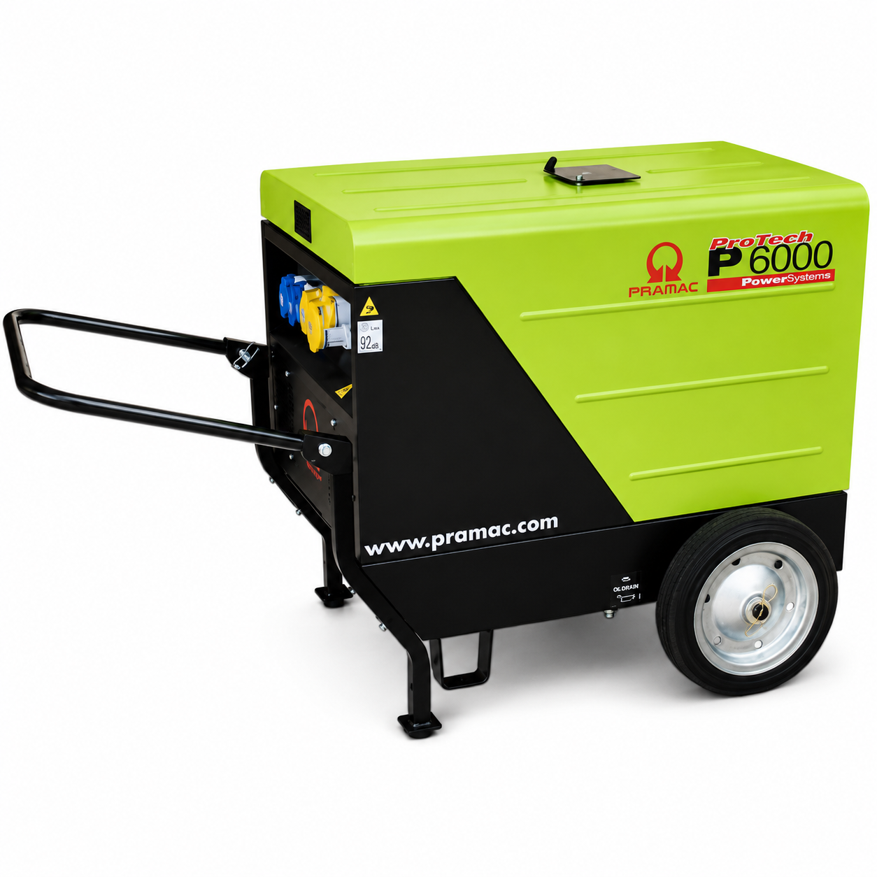 Pramac P6000 | 5.3kW Diesel Generator | Wheel Kit