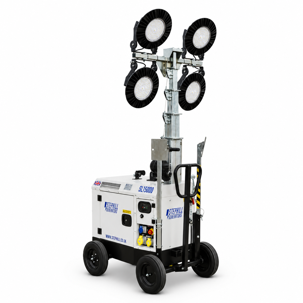 Stephill SL15000 | 800W LED Super Silent Diesel Lighting Tower | Electric Start