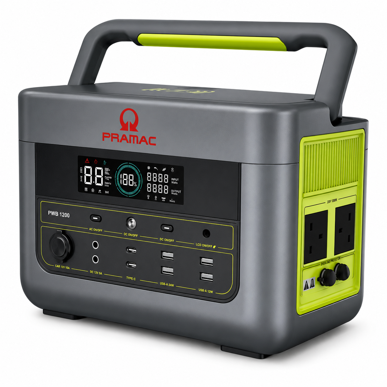 Pramac PWB1200 | 1.2kW Portable Power Station | Compact Battery Storage