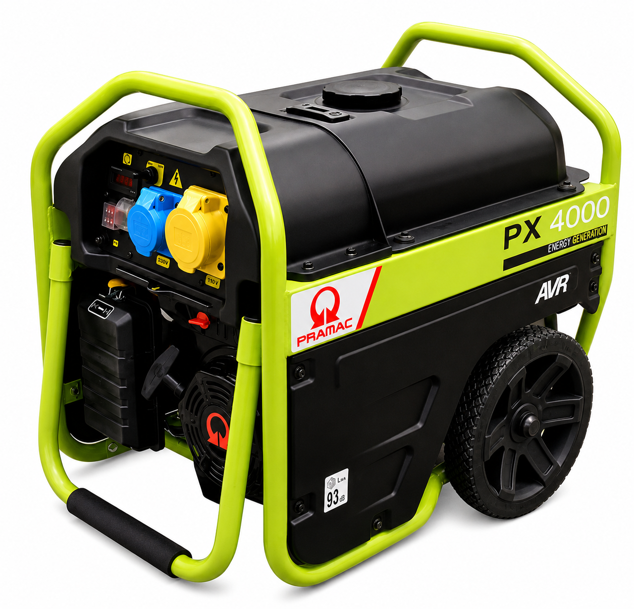 Pramac PX4000 | 2.7kW Portable Petrol Generator | Recoil Start