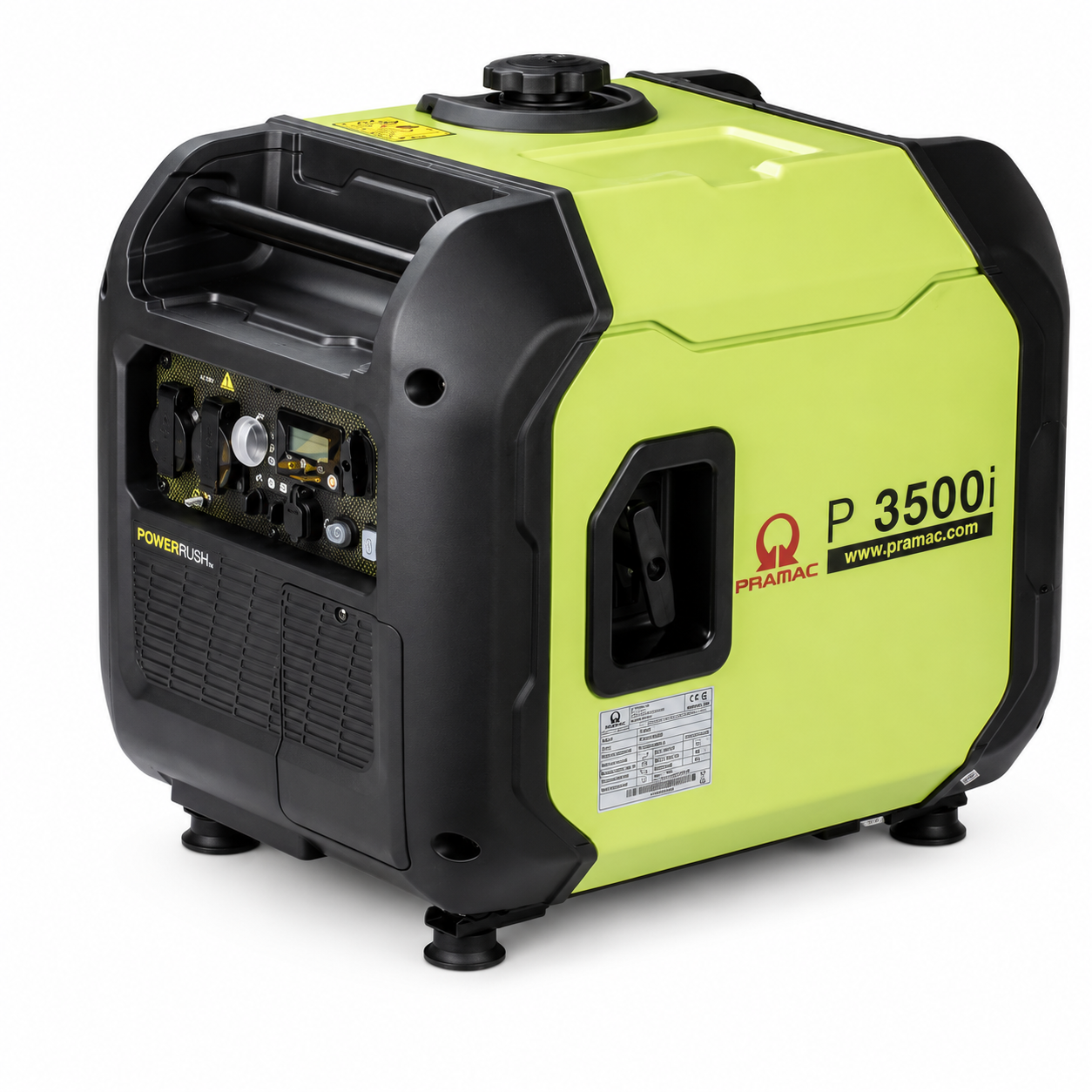 Pramac P3500i | 3.3kW Petrol Inverter Generator | Electric Start | PowerRush™ | USB | Stage V
