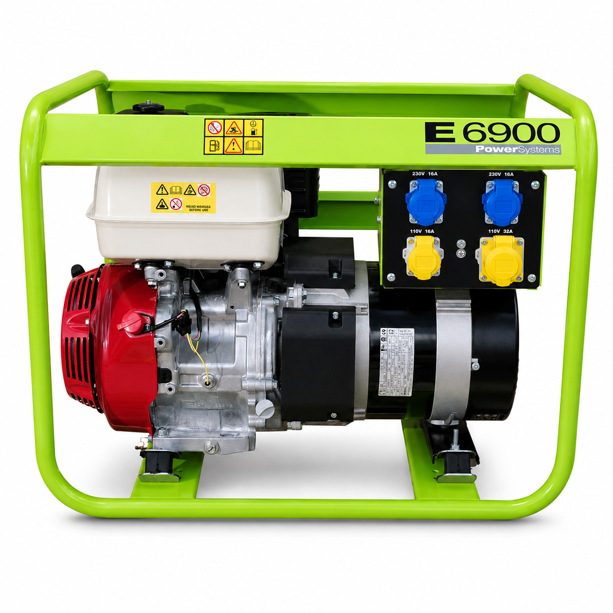 Pramac E6900 | 6.43kW Petrol Generator | Honda GX Engine