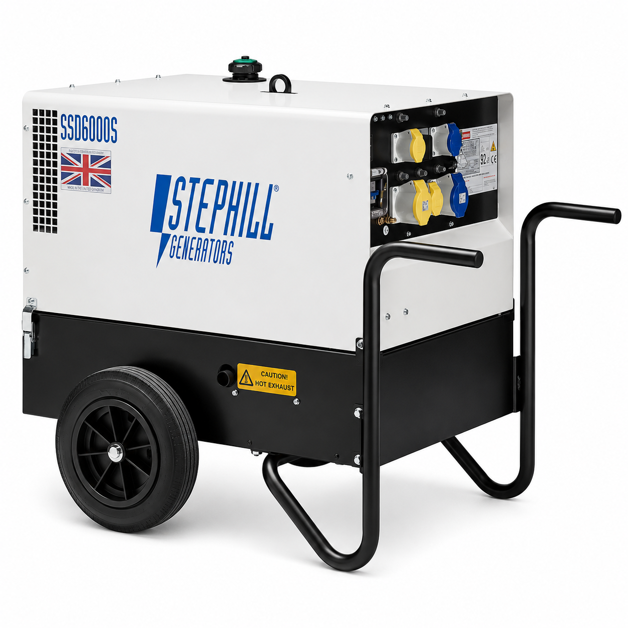 Stephill SSD6000S | 4.8kW Super Silent Diesel Generator | 230V/115V | Electric Start