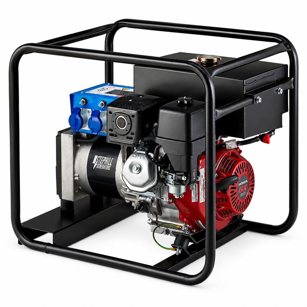 Stephill 5000HMSLR | 4.0kW Long-Run Petrol Generator | 230V/115V | Honda GX270 Engine