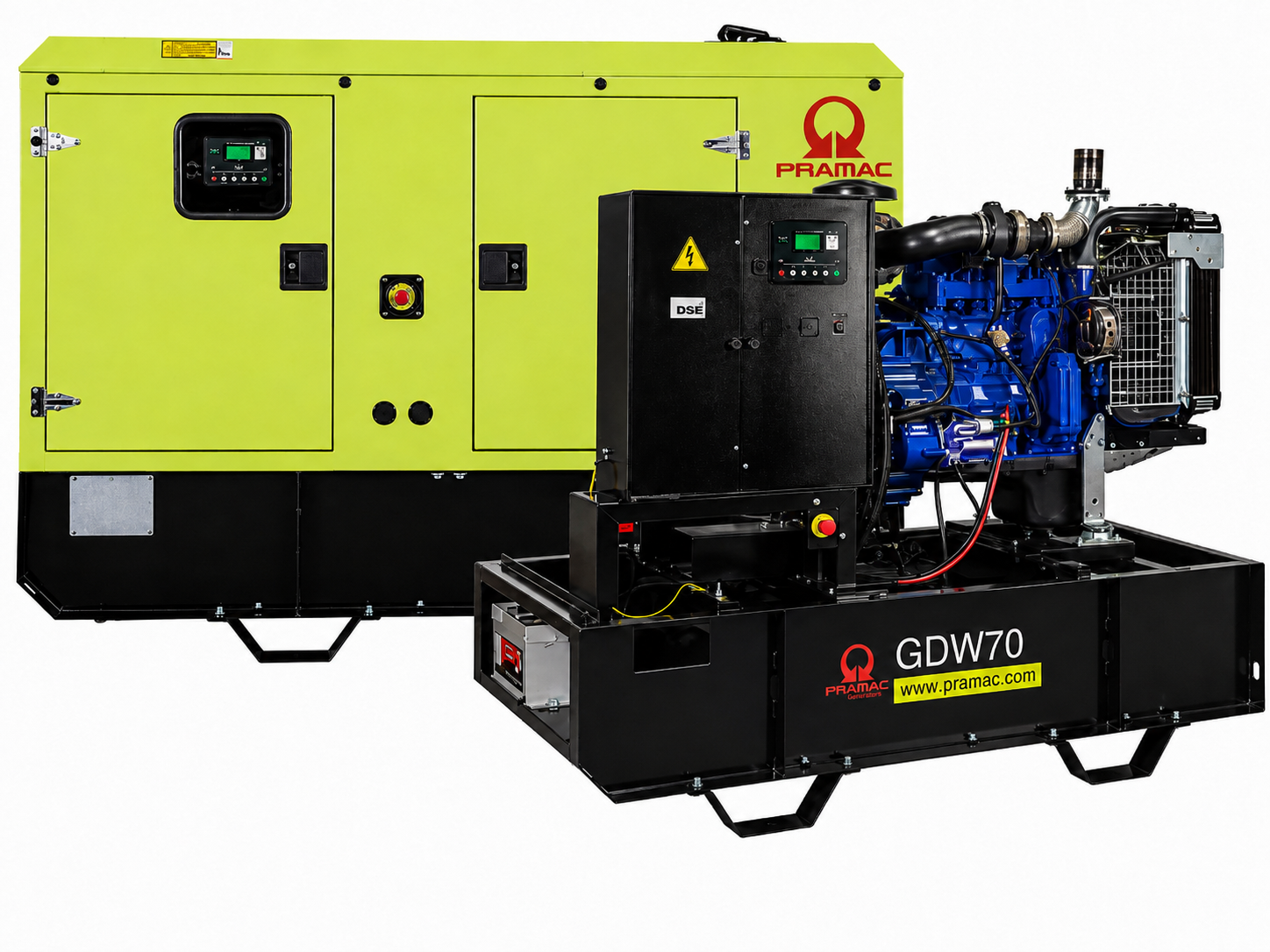 Pramac GDW70B/FNE | 55kW Diesel Generator | Three-Phase | Baudouin Engine