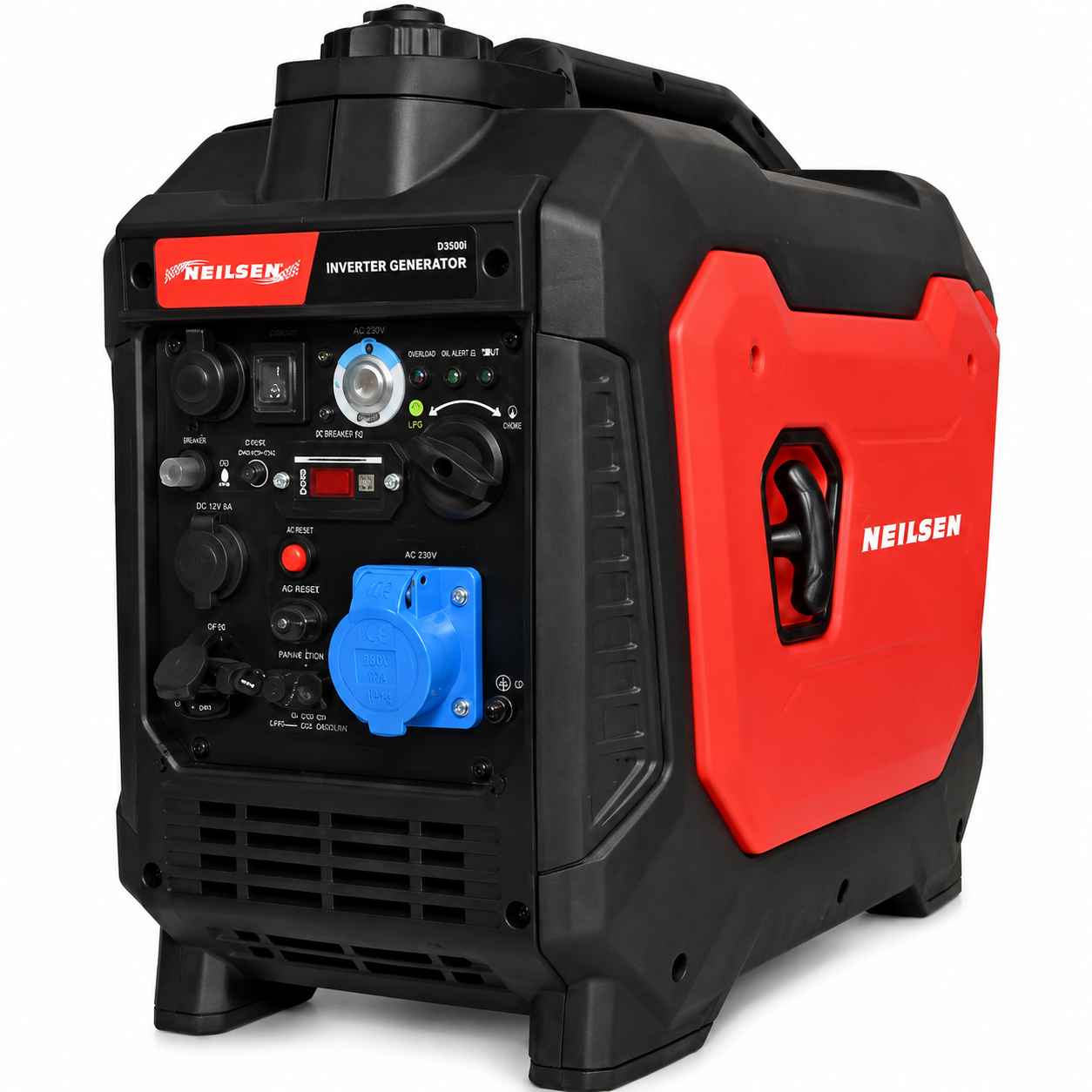 Neilsen D3500i | 3.6kW Dual-Fuel Inverter Generator | 230V | Remote Start