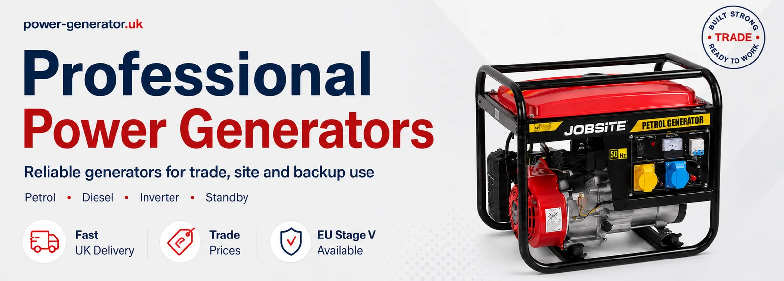 Power Generators — petrol, diesel, inverter and silent generators