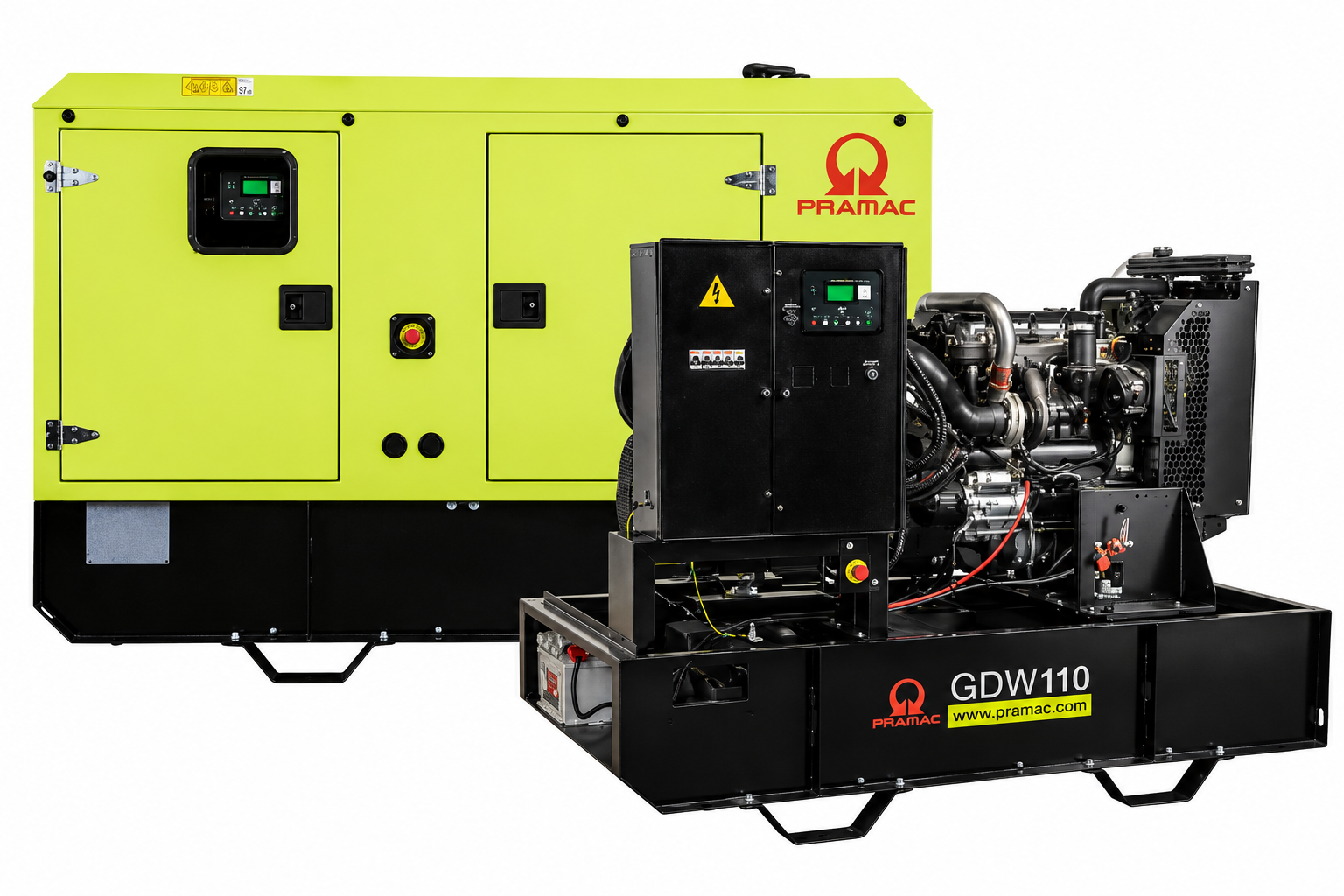 Pramac GDW110P/FS3A | 88kW Diesel Generator | Three-Phase | Perkins Engine