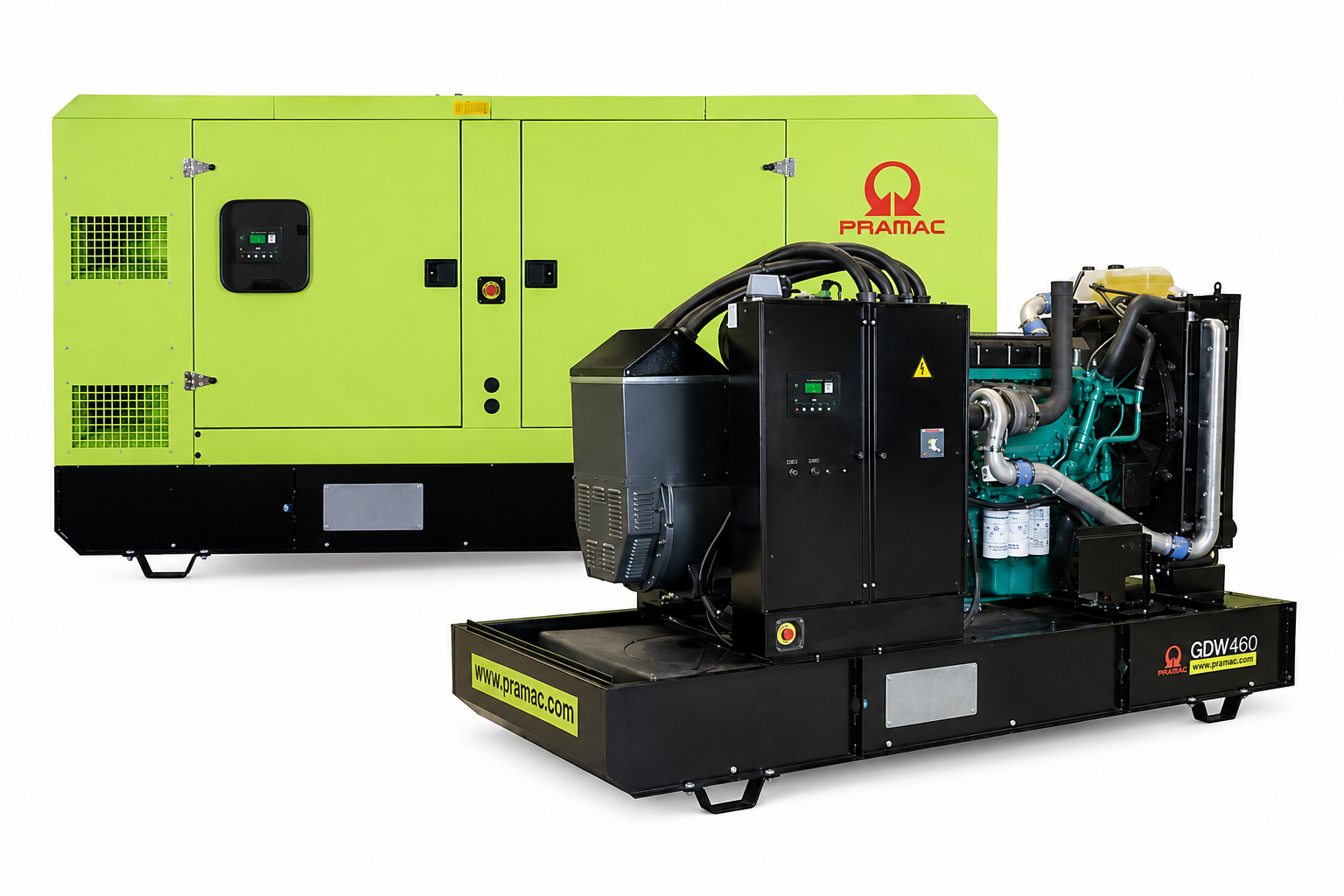 Pramac GDW460V/FS2 | 366kW Diesel Generator | Three-Phase | Volvo Engine