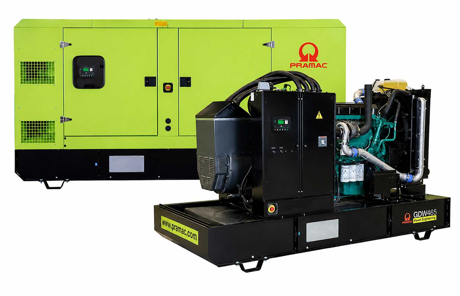 Pramac GDW465V/FS3A | 366kW Diesel Generator | Three-Phase | Volvo Engine