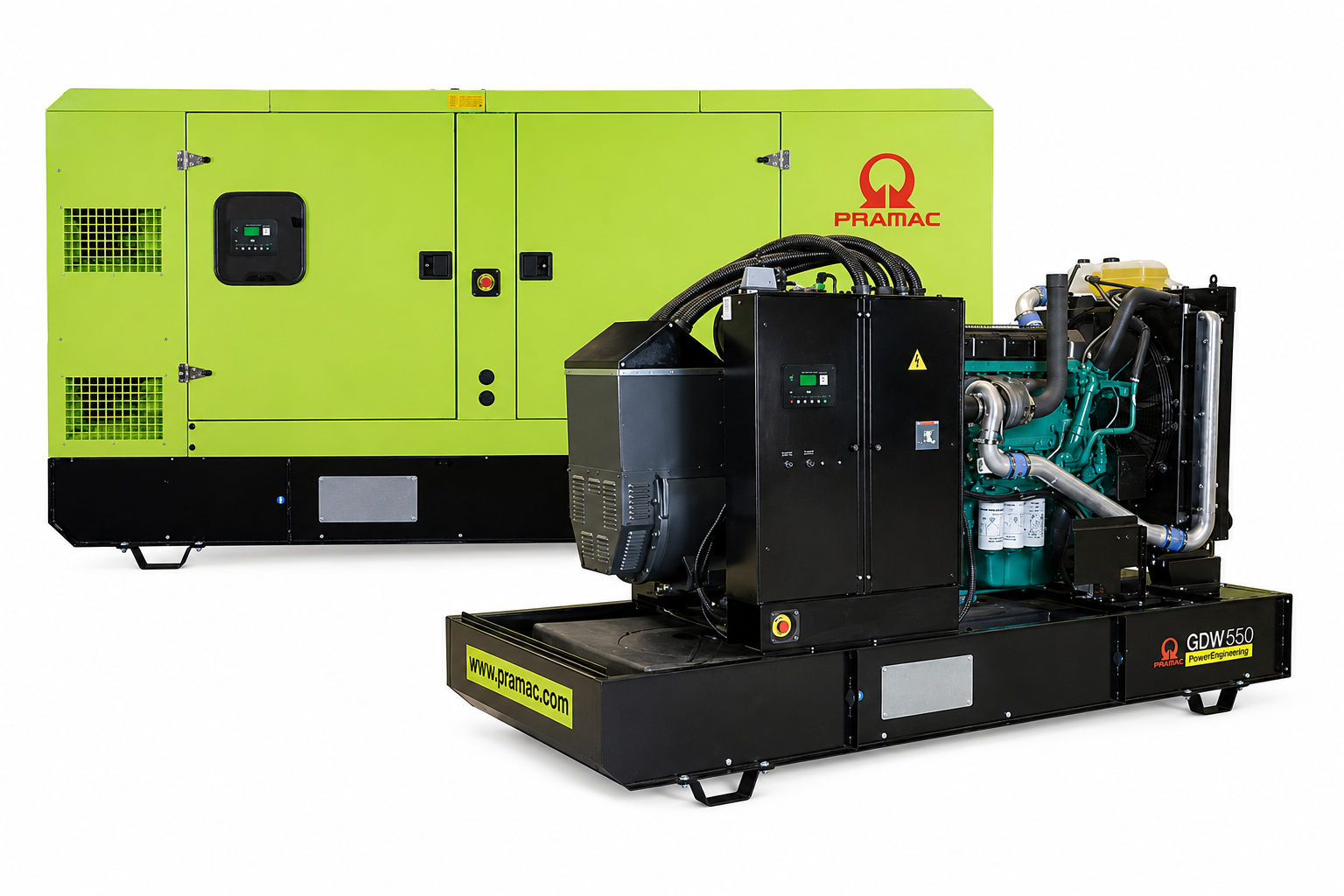 Pramac GDW550V/FS2 | 446kW Diesel Generator | Three-Phase | Volvo Engine