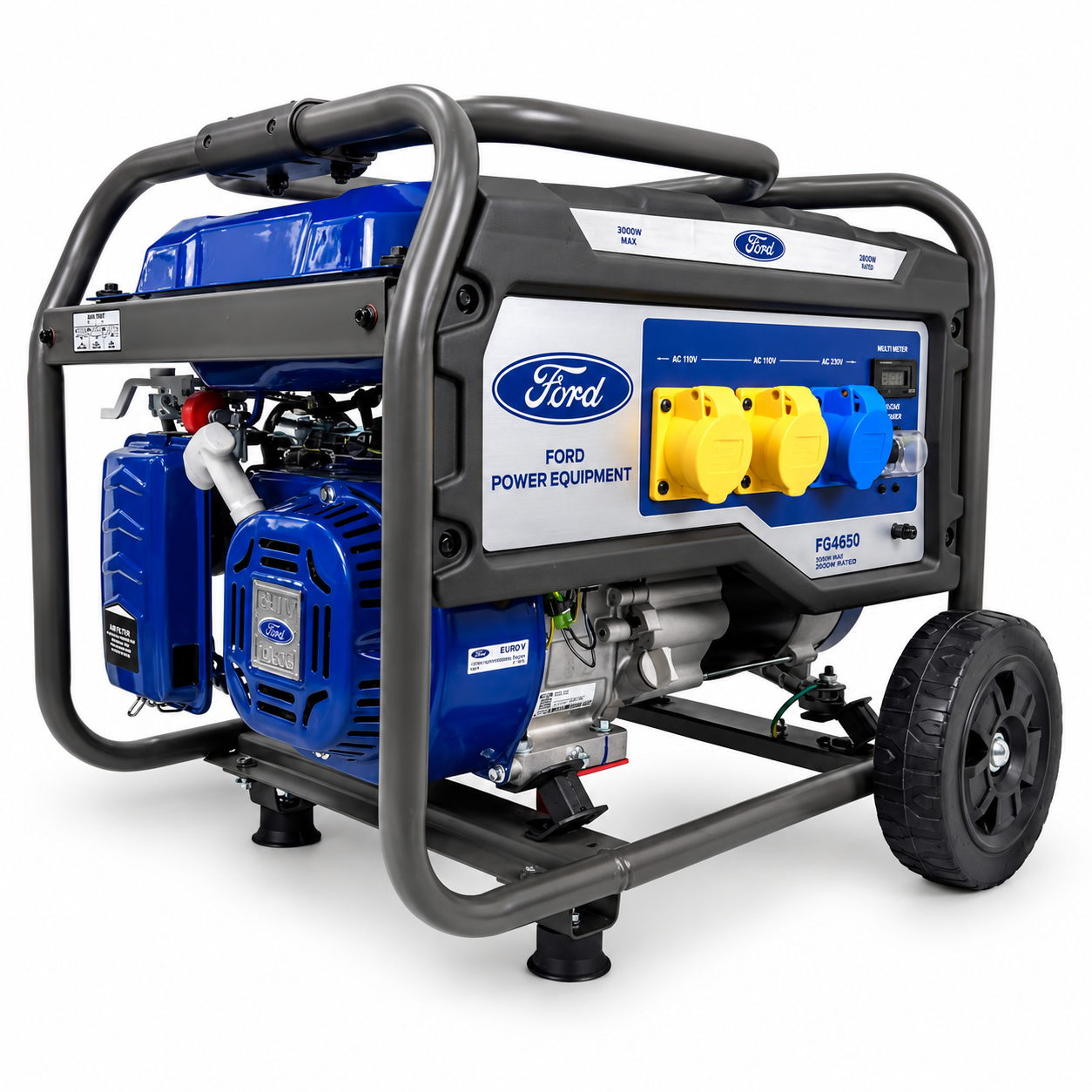 Ford FG4650Q | 3.0kW Petrol Generator | 110V & 230V Dual Voltage | AVR