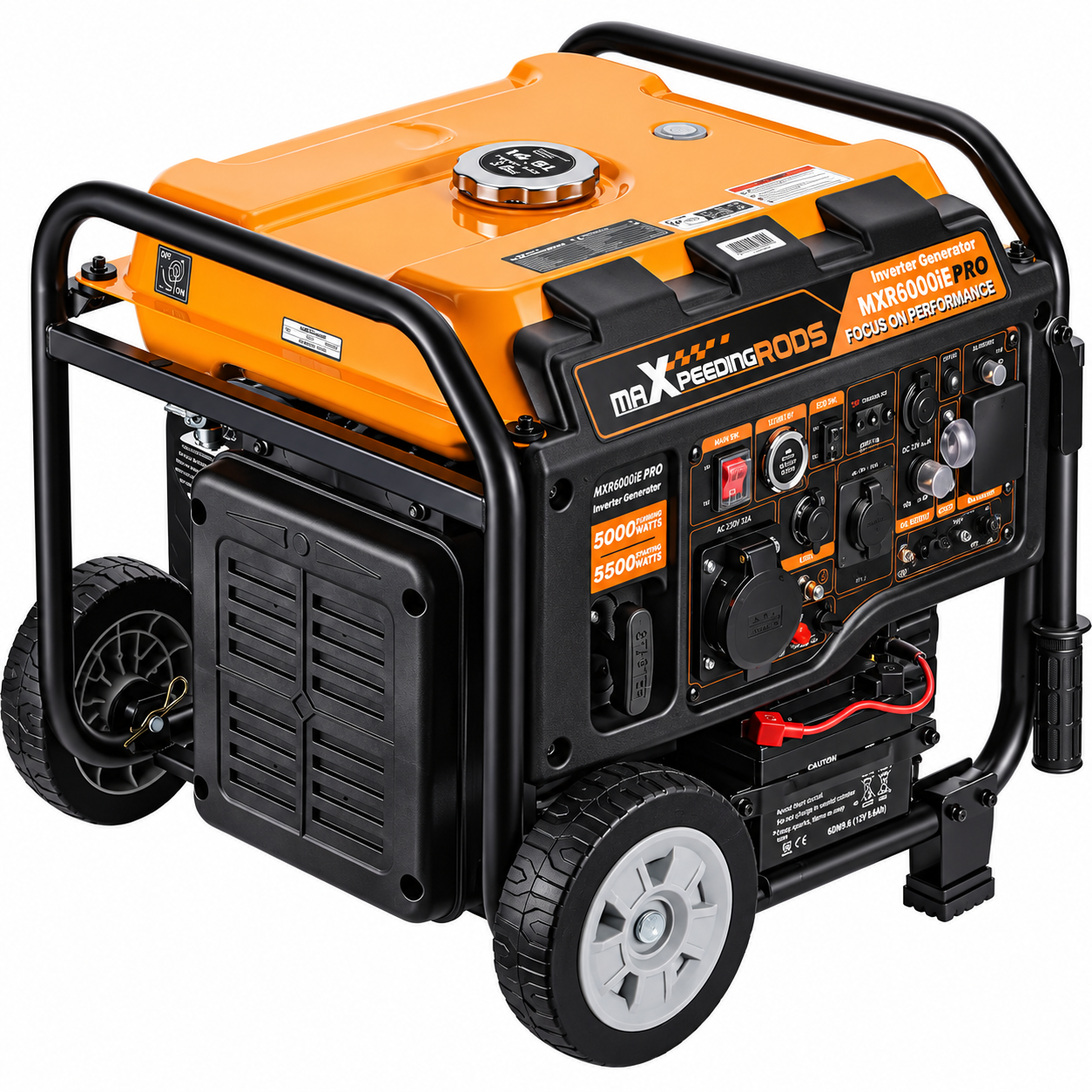 maXpeedingRODS MXR6000iE PRO | 5.5kW Petrol Inverter Generator | 230V | Electric Start | Pure Sine Wave