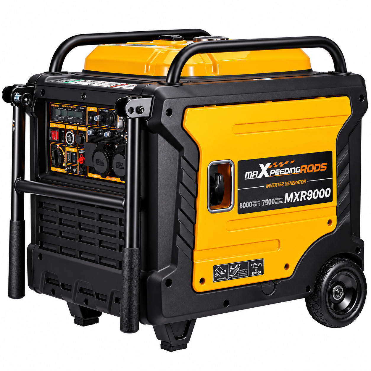 maXpeedingRODS MXR9000 | 8kW Petrol Inverter Generator | 230V | Electric & Remote Start | Pure Sine Wave